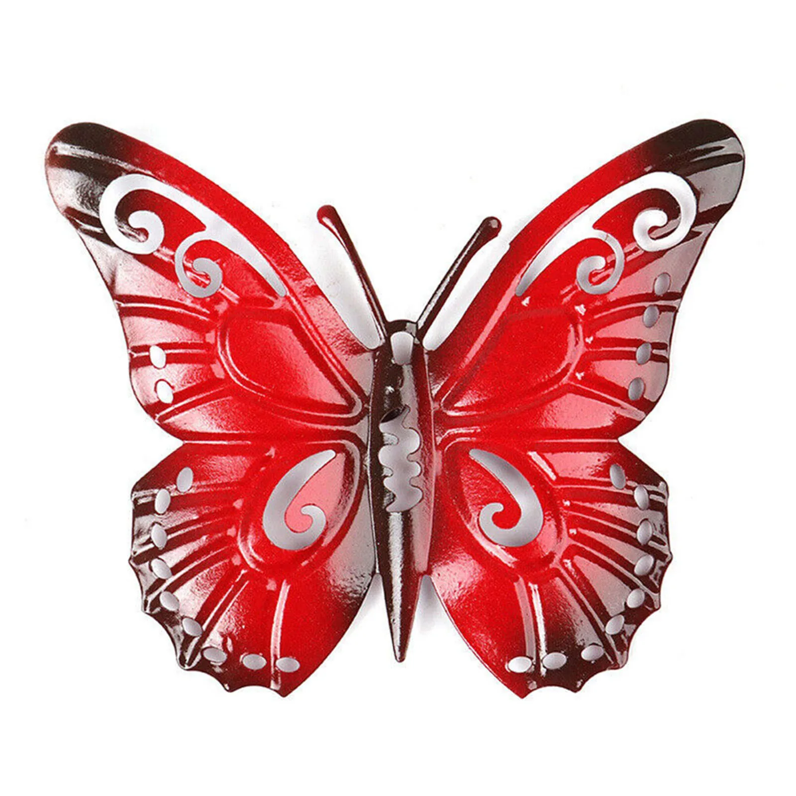 Colorful Butterflies Metal Butterfly 4 33inch 3 54inch Exquisite Structure With Vibrant Colors 11cm 9cm Suitable For Bedroom