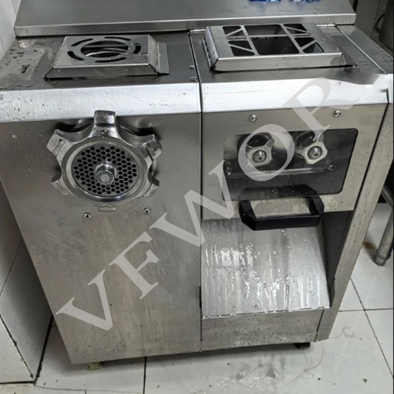 Beef Meat Cube Cutter Machine,sausage Stuffer,Automatic Fresh Butchery Chicken Meat Cube Cutting Machineeat Mincer