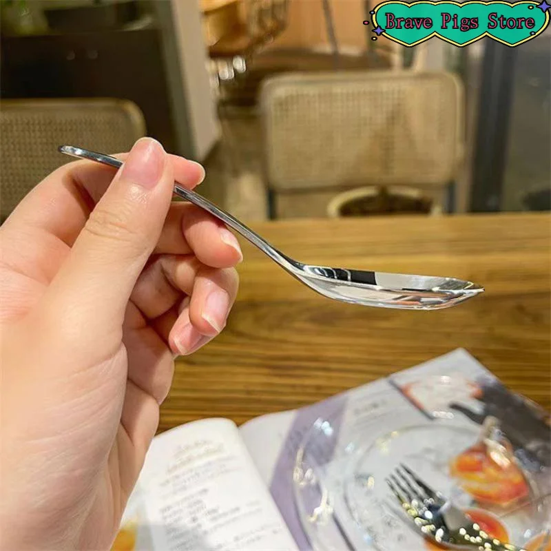 [HM]Compact Stainless Spoon An - Food Snacks Ideas For Kids ulasan dan harga