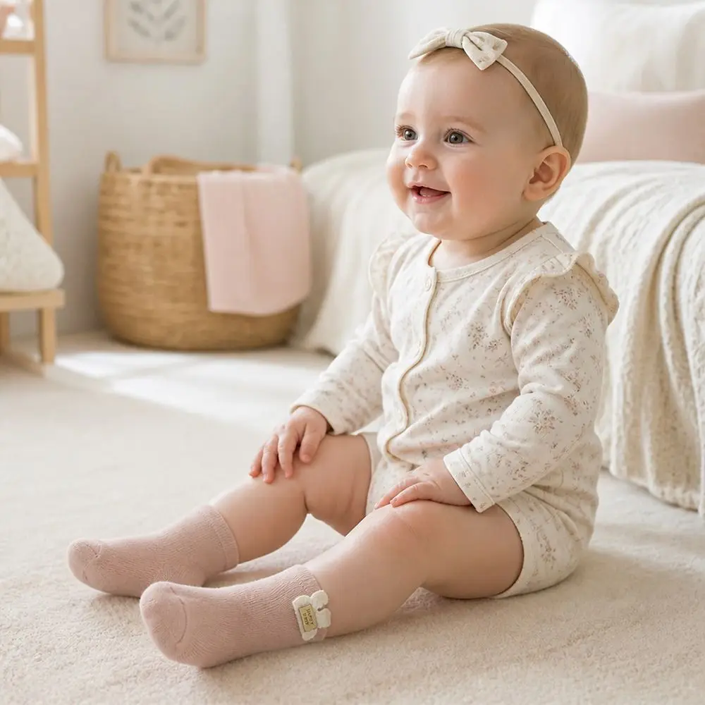 New Cotton Warm Socks Thickened Warm Infant Socks Soft Cotton Terry Socks Winter Warmth