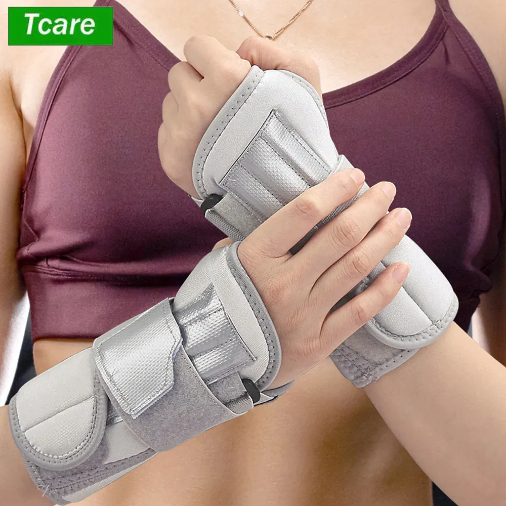 1Pcs Wrist Brace for Carpal Tunnel Relief Night Support, Unisex Adjustable Splint Right Left Hands Tendonitis, Arthritis Sprains