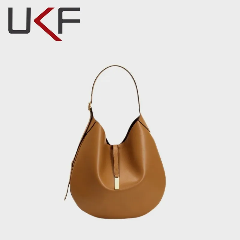 UKF Luxury Designer Tote Bag For Women Trend Large Capacity Shoulder Side Bags Leisure Crossbody Retro Handbag сумка женская