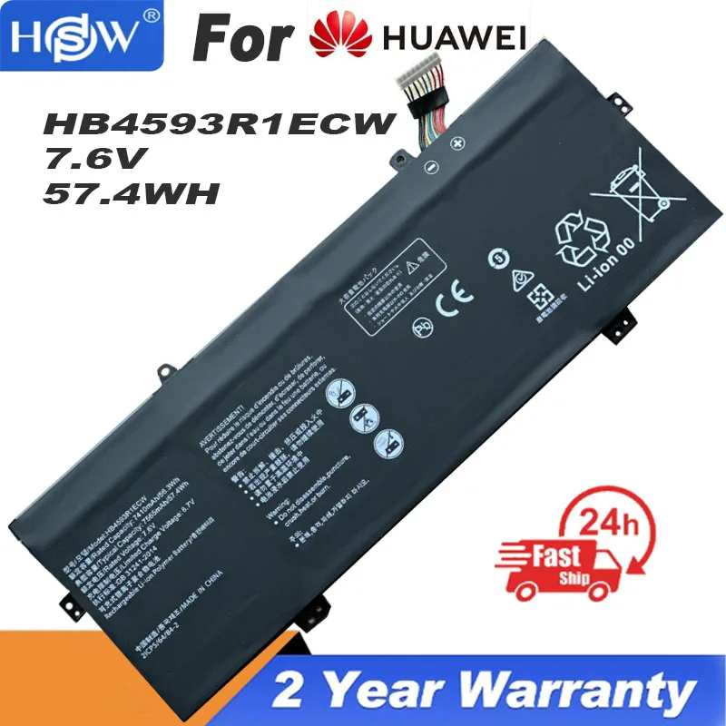 

HB4593R1ECW Battery For Huawei Matebook X Pro 14" KPL-W00 KLV W29C MACH W29 W19C W29B "GRADE A" KLVL WFE9 KLVC WAH9L WFH9L WX9