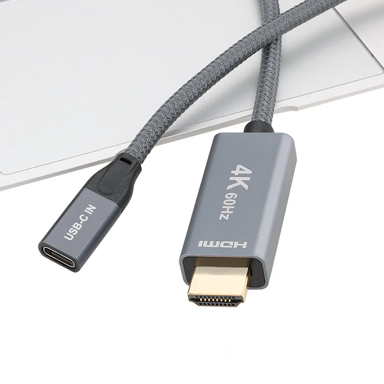 Wysokiej jakości USB C złącze żeńskie do hdtv-kompatybilny mężczyzna typ adaptera C 3.1 wejście do wyjście HD za pomocą tego narzędzia online bez