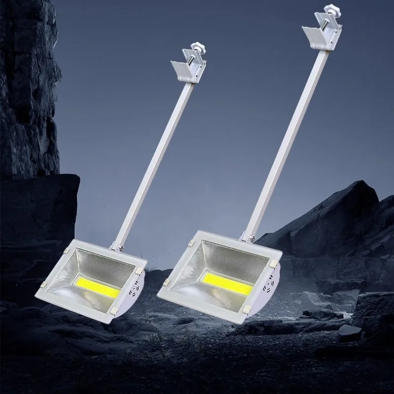 LED Exhibition Display Long-arm Dedicated Spotlight Chisel Lamp Background Board Wall Spotlight Series Connection