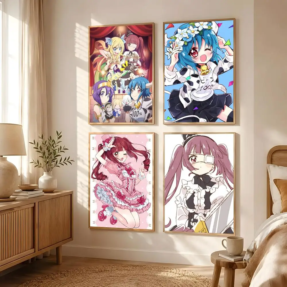 Anime Dropkick on My Devil! Poster Poster All-match HD Waterproof Self-Adhesive Wall Art Sticker For Home Bedroom