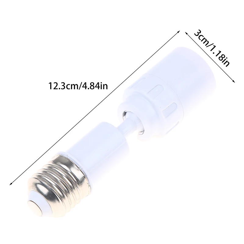 

Универсальный удлинитель-адаптер для светодиодных ламп E27-E27, регулируемый патрон E27, поворотный на 360 градусов светильник