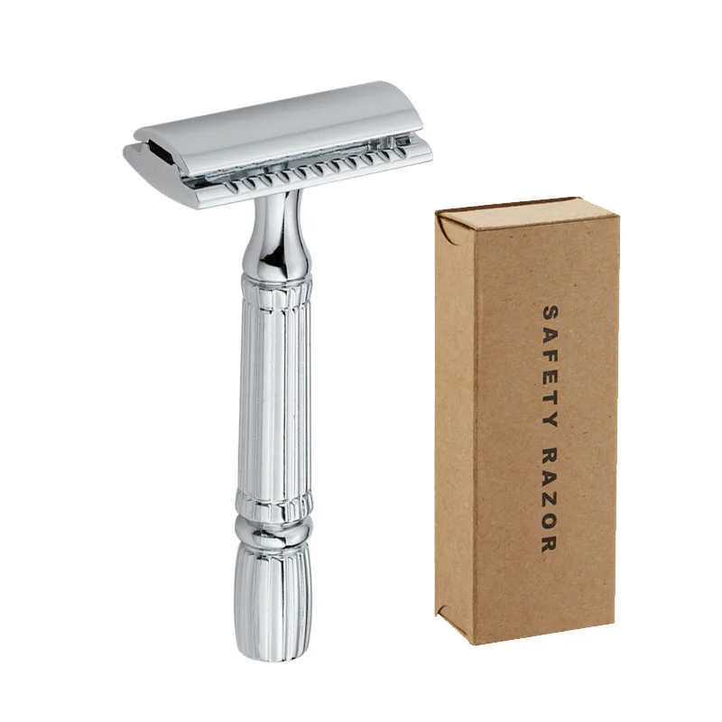 

New Alloy Manual Shaver, Old-fashioned Shaver, Razor, Shaving Blade, Environmentally Friendly Kraft Paper Box Razor Barber