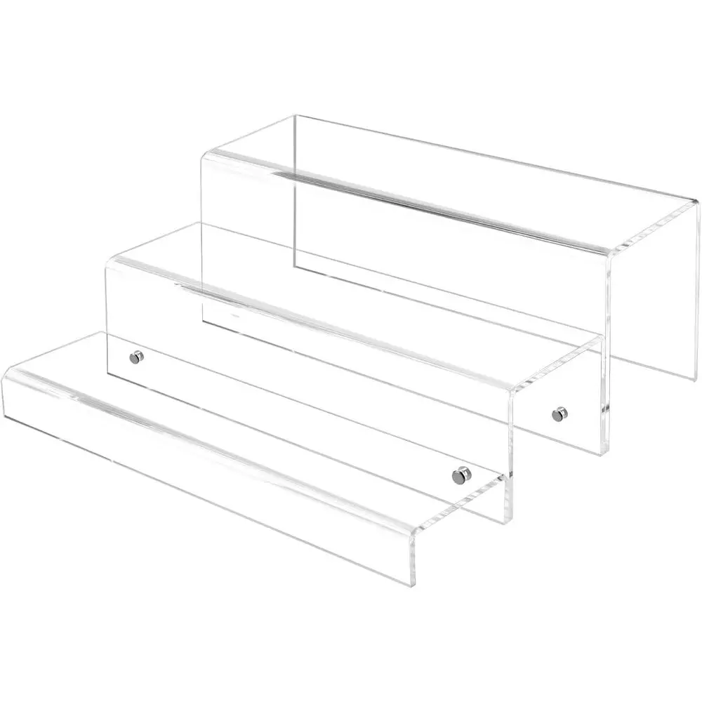 

Трехуровневые барные полки, 15 органайзеров, прозрачные акриловые подставки для демонстрации