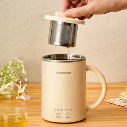 400ml Electric Kettle Health Preserving Pot Boiled Water Tea Pot Multicooker Electric Heating Cup Desktop Stew Cup 220V