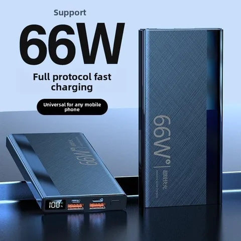 (CCC) PD66W 20000/50000 мАч Power Bank для мобильных телефонов iPhone, Samsung и Xiaomi: легкий и высокопроизводительный внешний аккумулятор