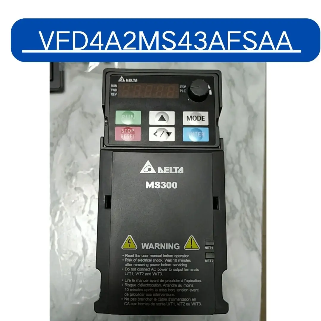 

second-hand VFD4A2MS43AFSAA Inverter 1.5KW tested ok Fast shipping