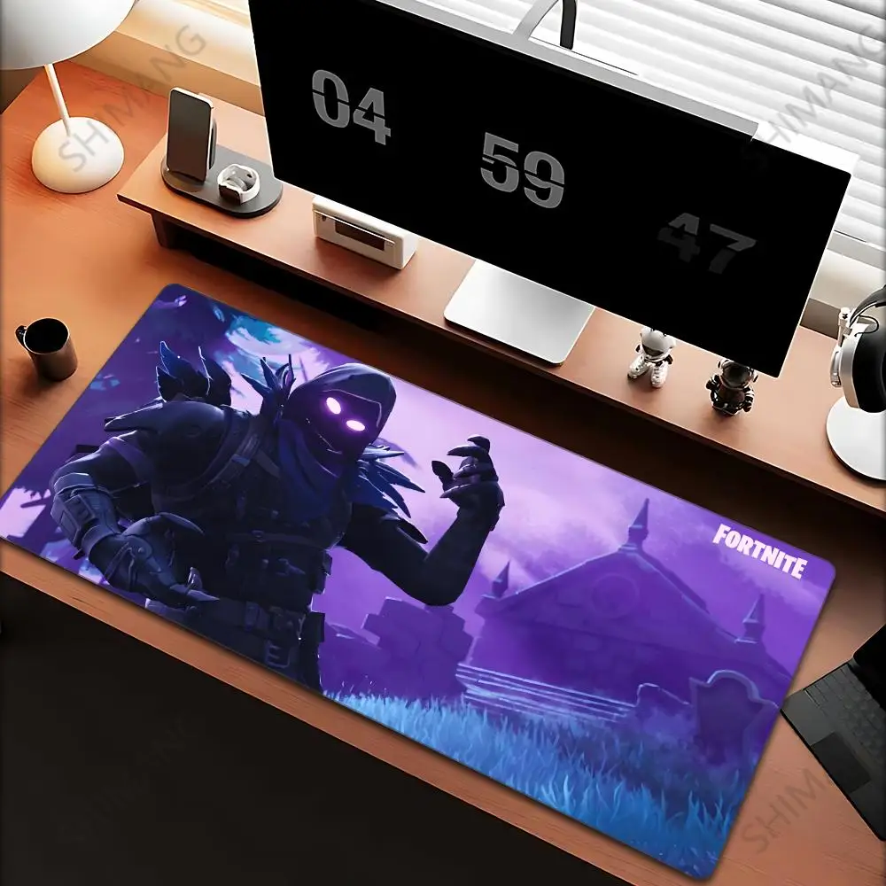 Large Deskmat F-Fortnites Gaming Mouse Pad Anime Mousepad XxlComputer Accessories Desk Mat Gamer Mause Office Offices Pc Desktop