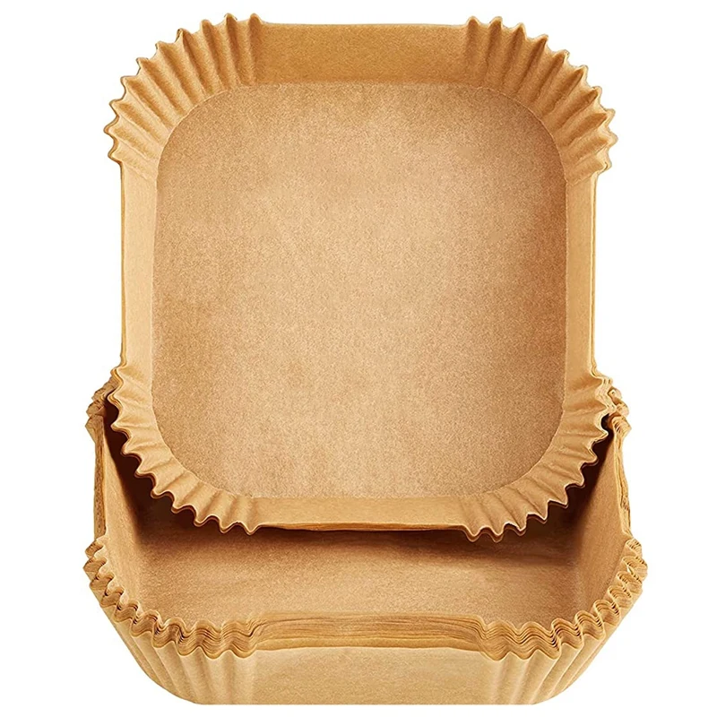 Forros de papel descartáveis 7.9 Polegada para 5 a 6 qt cesta, acessórios para fritadeira de ar, forno, microondas