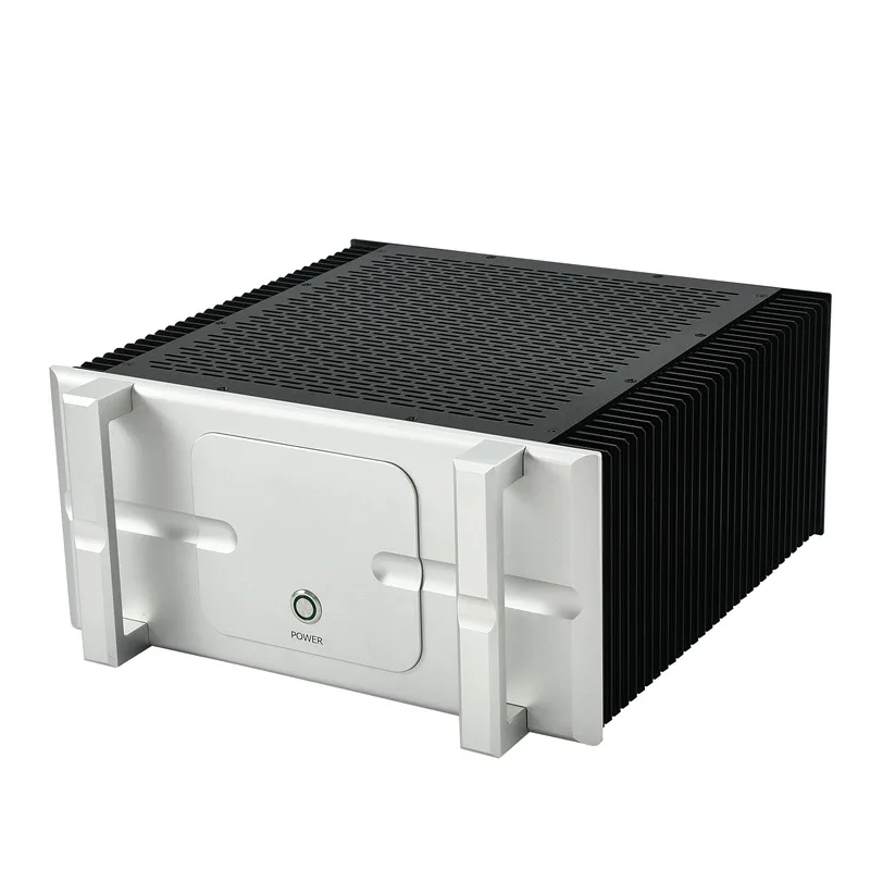 Height 200MM All Aluminum Class A Pure Post Stage Audio Amplifier Housing Chassis /AMP Enclosure /Case/DIY Box (430*200* 415mm)