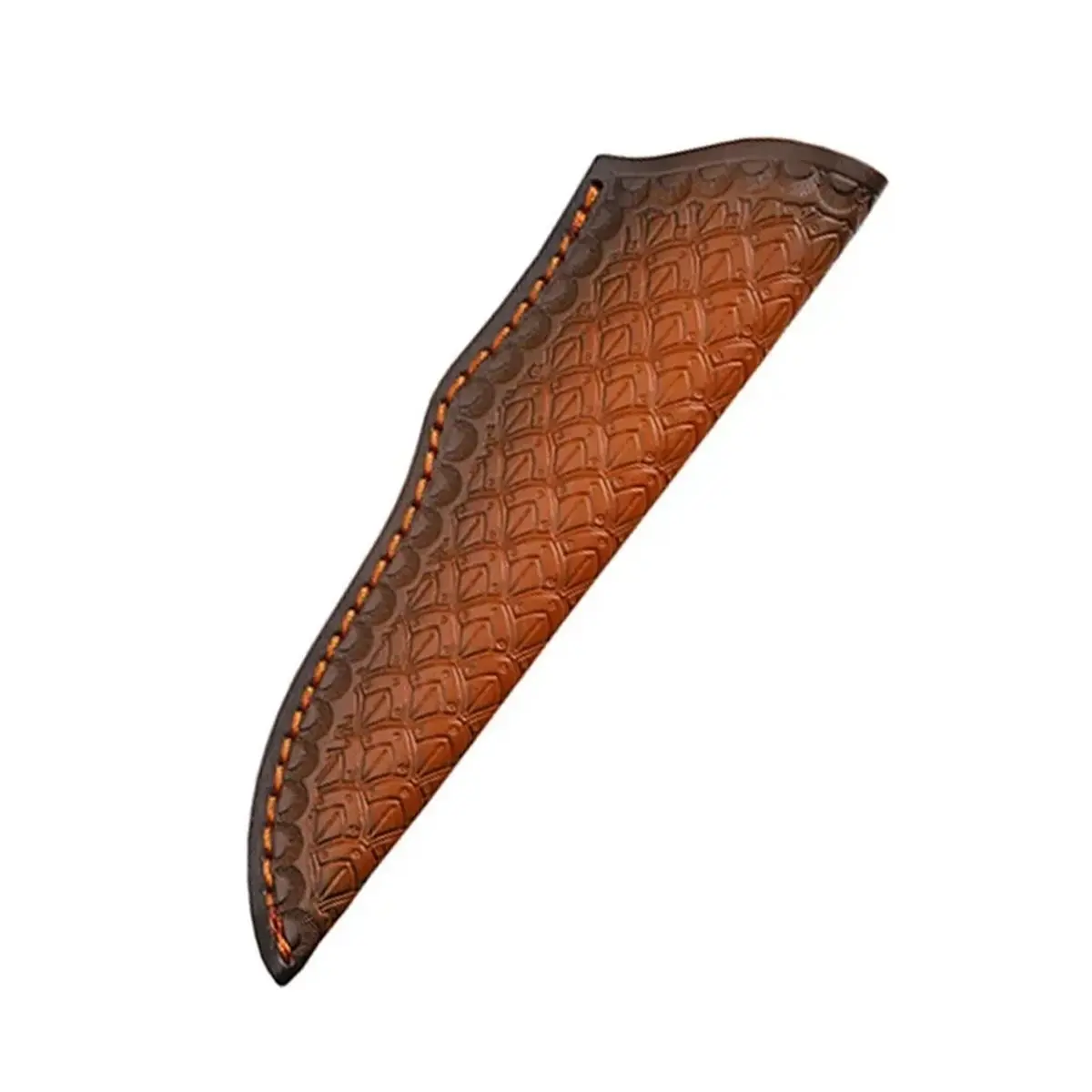 T28C! 19 cm Fixed Blade Knife Scabbard Embossed Cowhide Scabbard Universal Knife Case Leather Sheath for Hunting Knife Holster