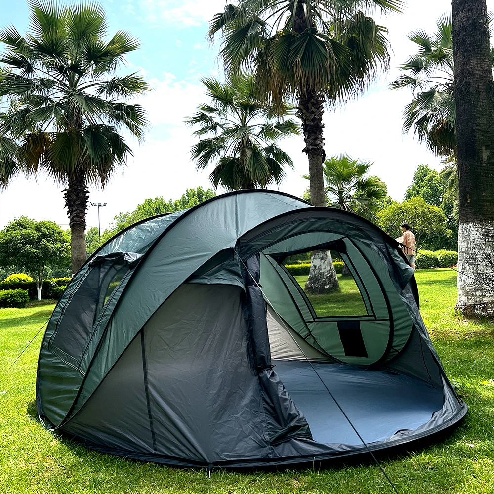 Ein Pop-up-Zelt, wasserdichtes Campingzelt, Gartenzelt, 5-8-Personen-Zelt, Outdoor-Zelt, geeignet