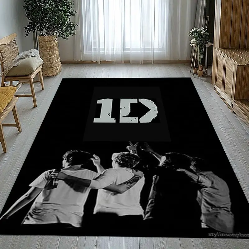 Fashion One D-Direction Boy Band Area Rug,Soft Non-Slip Carpet Mat for Living Room Bedroom Playroom,Sofa Floor Rug,Home Decor
