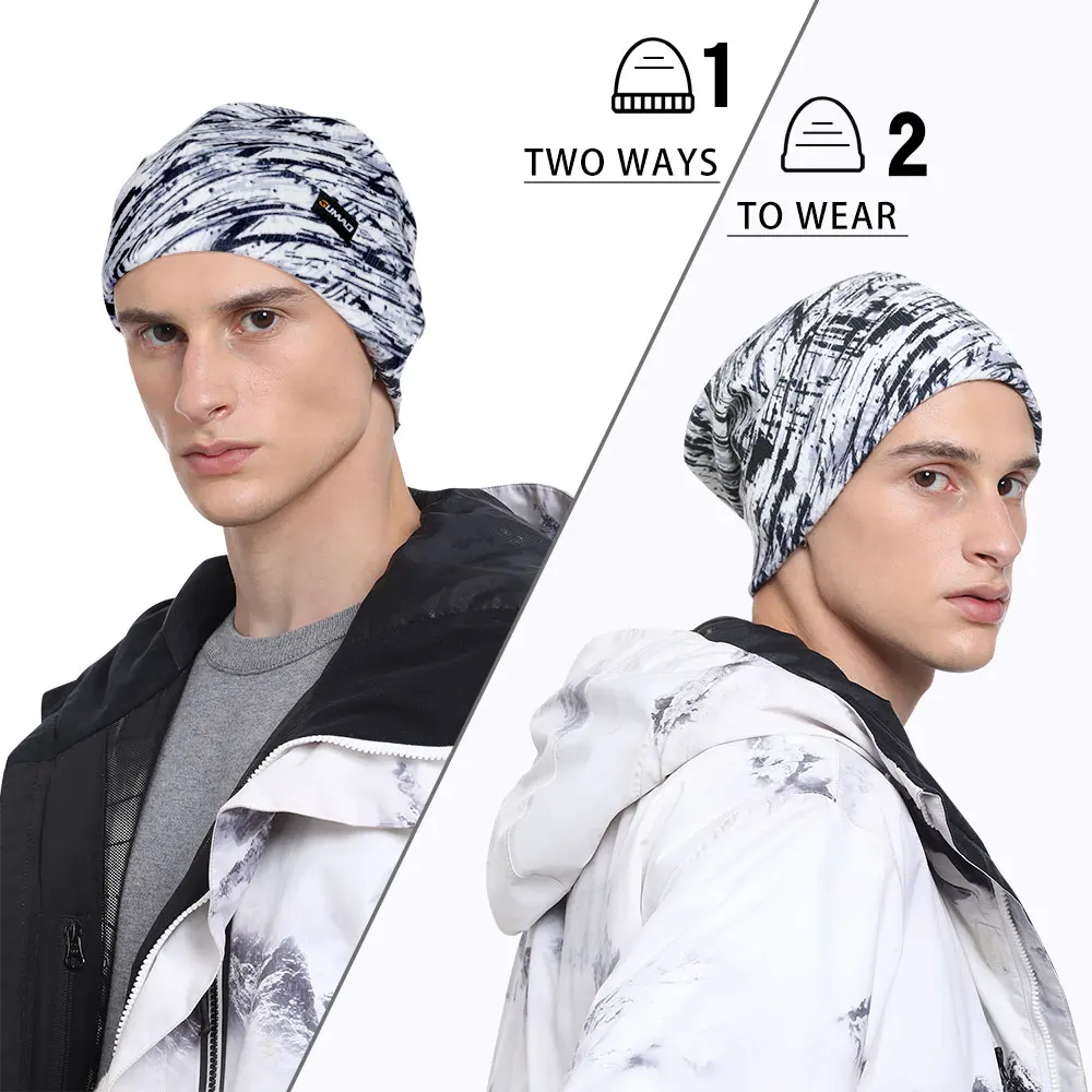 Cappello in maglia termica morbido berretto antivento copricapo escursionismo all\'aperto corsa Snowboard sport autunno inverno Fashions Cap uomo