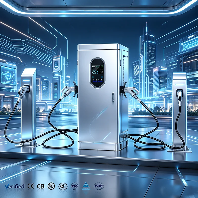 70KW DC Fast Charging Pile Intelligent Cooling System Transport Hub EV Large Power Charging Device