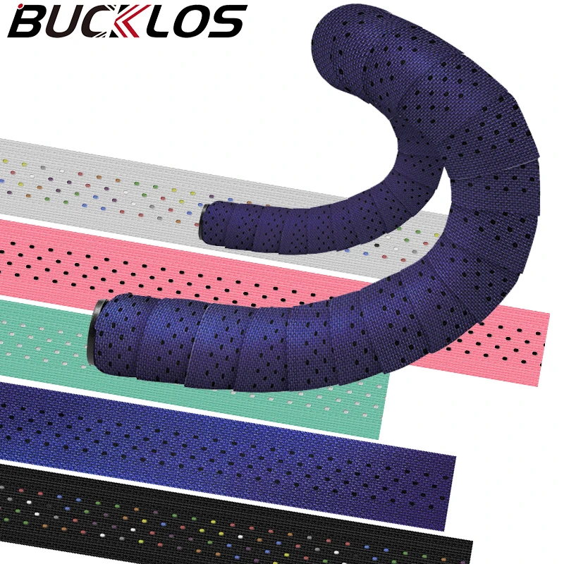 

BUCKLOS Speed Handlebar Tape Breathable Road Bike Handlebar Tape Non-slip Shock-absorption Racing Bar Tape Drop Bar Straps