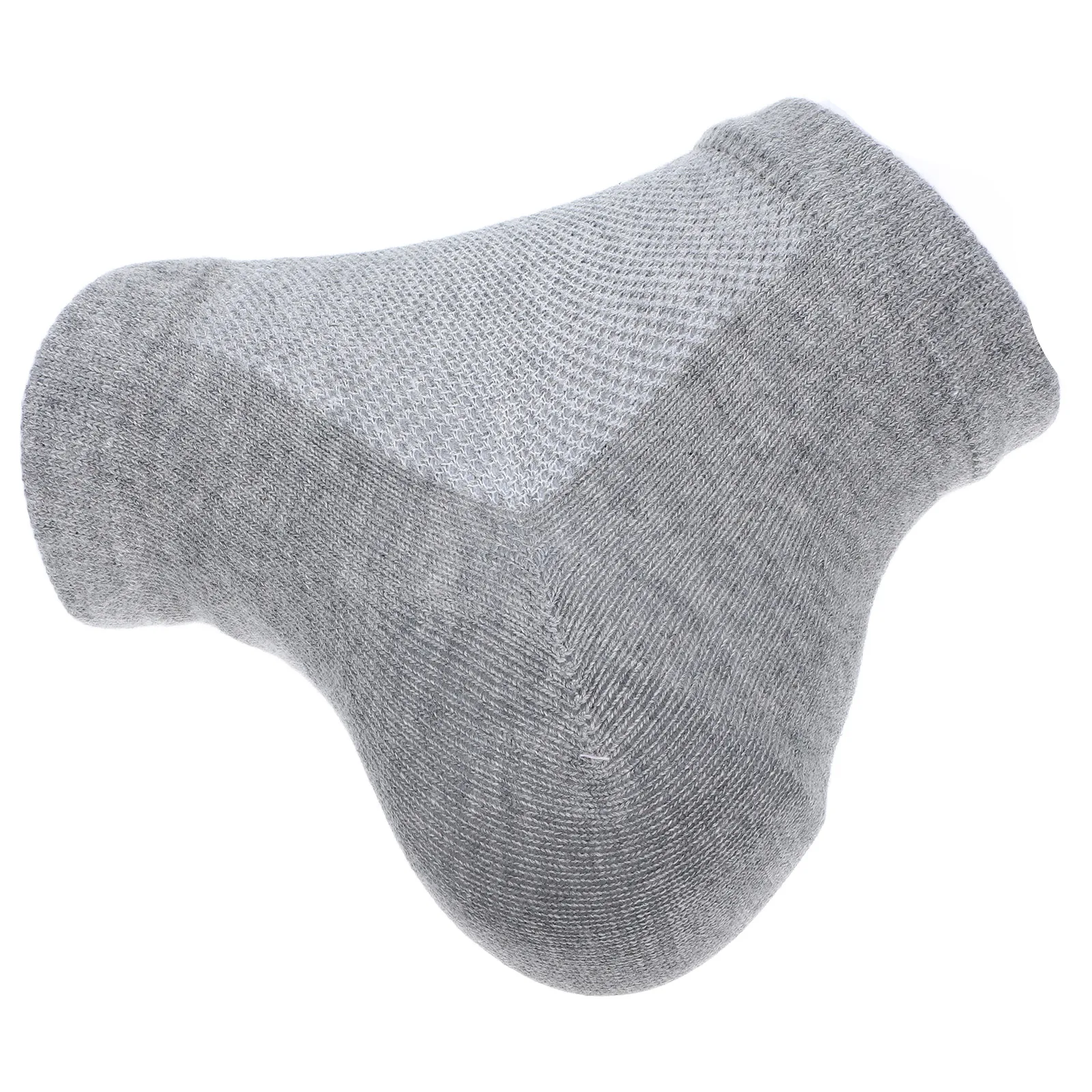 

Height Increase Insoles 1 Pair Gray Half Heel Pads Lightweight Breathable Elastic Washable Hidden Sock Cushions Comfortable