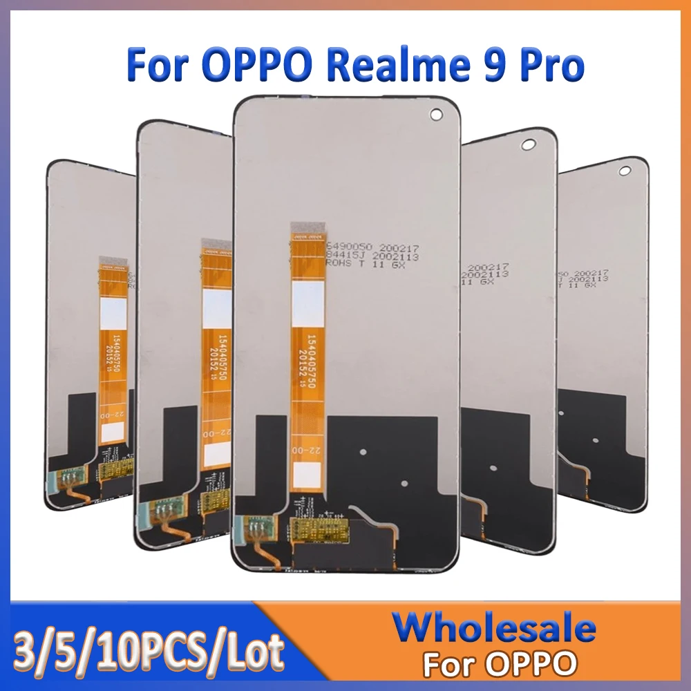 

Оптовая партия 3/5/10 для ЖК-экранов OPPO Realme 9 pro с сенсорным дисплеем для оптовой покупки