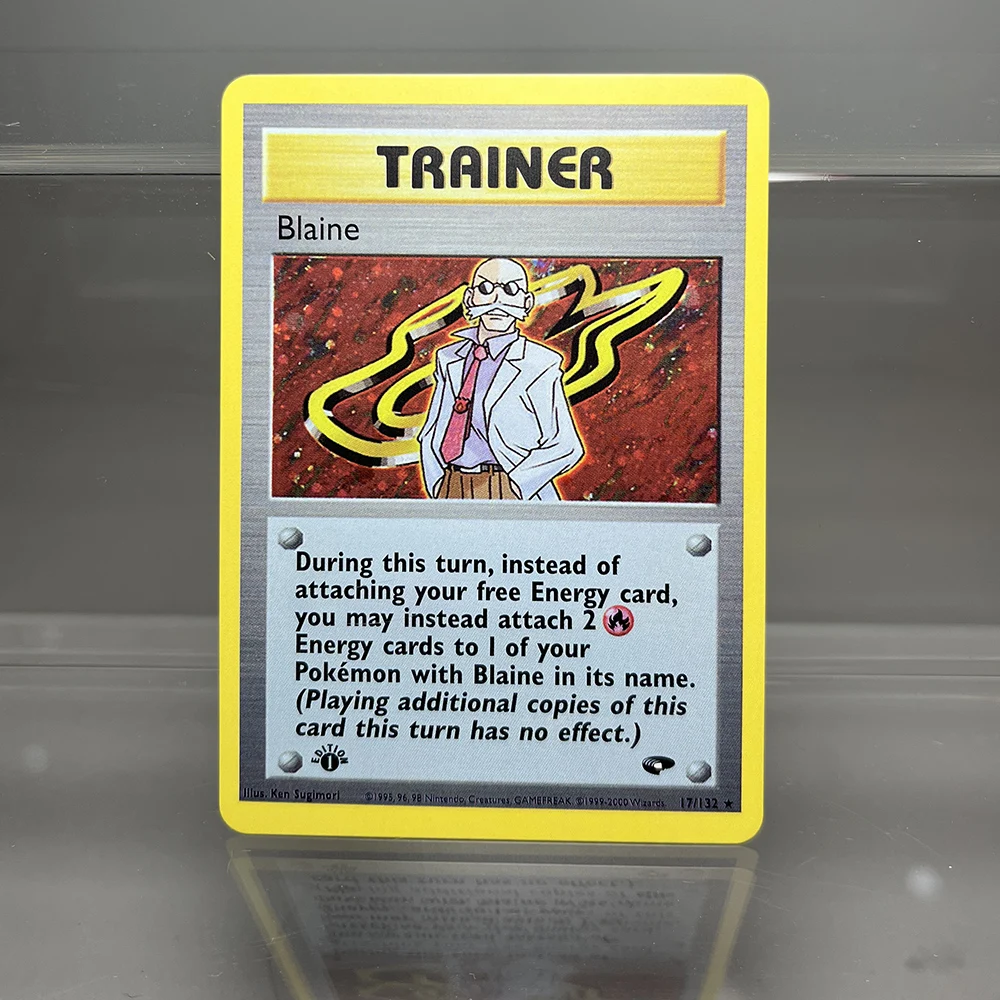 PKM Proxy Cards Classic 1996 1. Auflage Mewtwo Gyarados Alakazam Cards Collection PTCG Neo Genesis Folienkarte