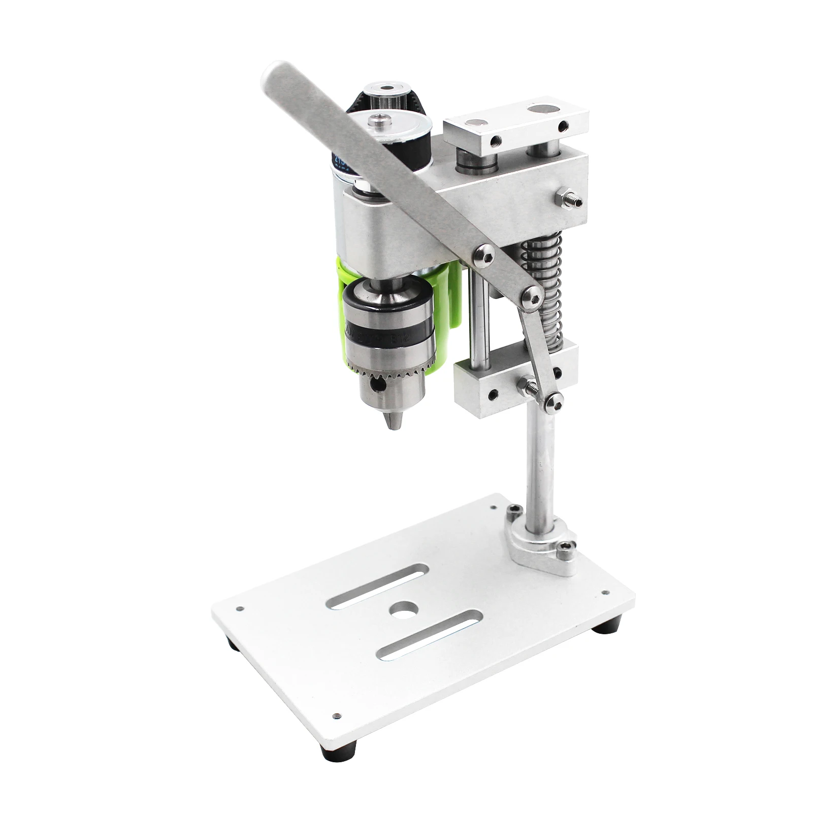 Mini Bench Drill Press Small Benchtop Drill Press High Precison 7-Speed Low Noise Compact Size Desktop Drilling Machine