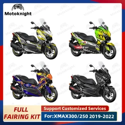 Motorcycle Fairing Kit Fit For Yamaha XMAX300 2019 2020 2021 2022 XMAX250 Full Set Fairings Painted Bodywork New ABS Plastic