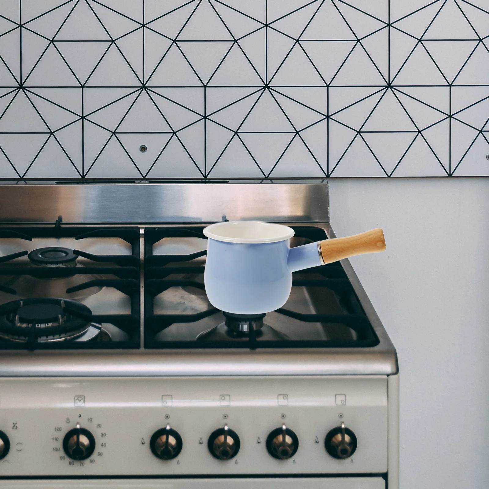 

Stainless Steel Milk Pot Non-Stick Small Saucepan Enamel Cookware For Electric Ceramic Stoves Boiling Milk Butter Melting