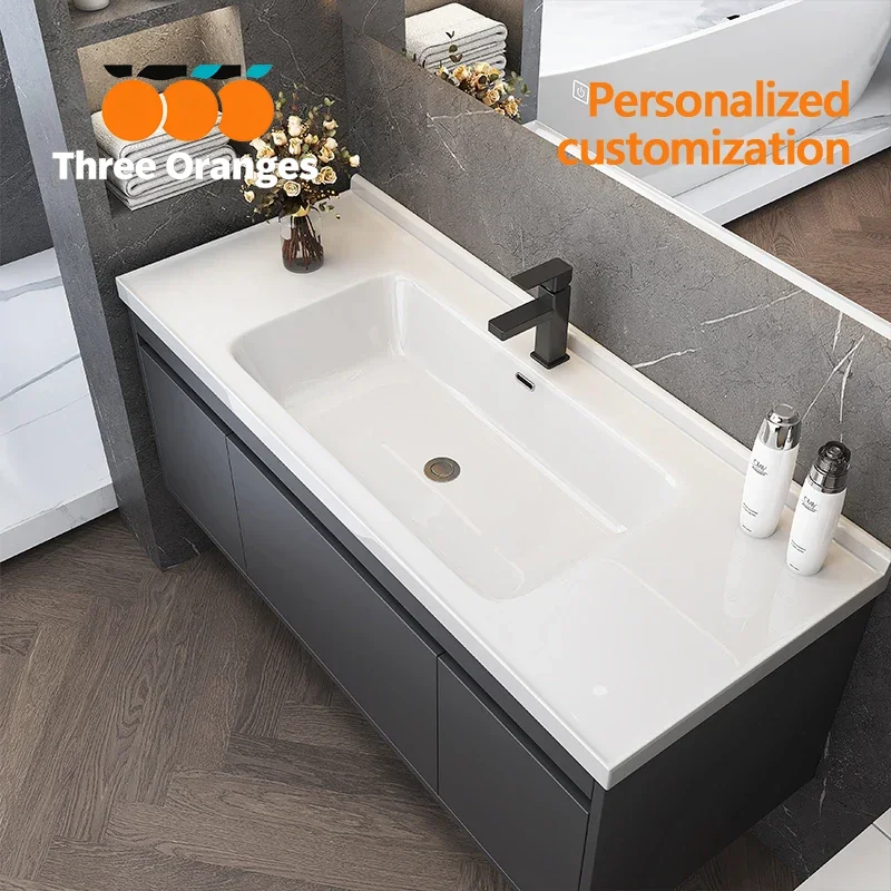 S178 Badkamermeubel Compleet Ceramics Integrated Bathroom Cabinet Combination Modern Minimalist Toilet Smart Light Wash Face Han