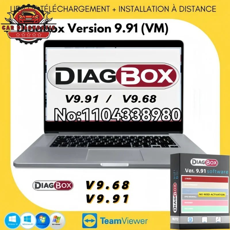 

2025 HOT Diagbox 9,91 9,68 программное обеспечение для программиста ecu для Citroen Peugeot для Lexia 3 PP2000, полный адаптер, инструменты для сканера автомобильных продуктов