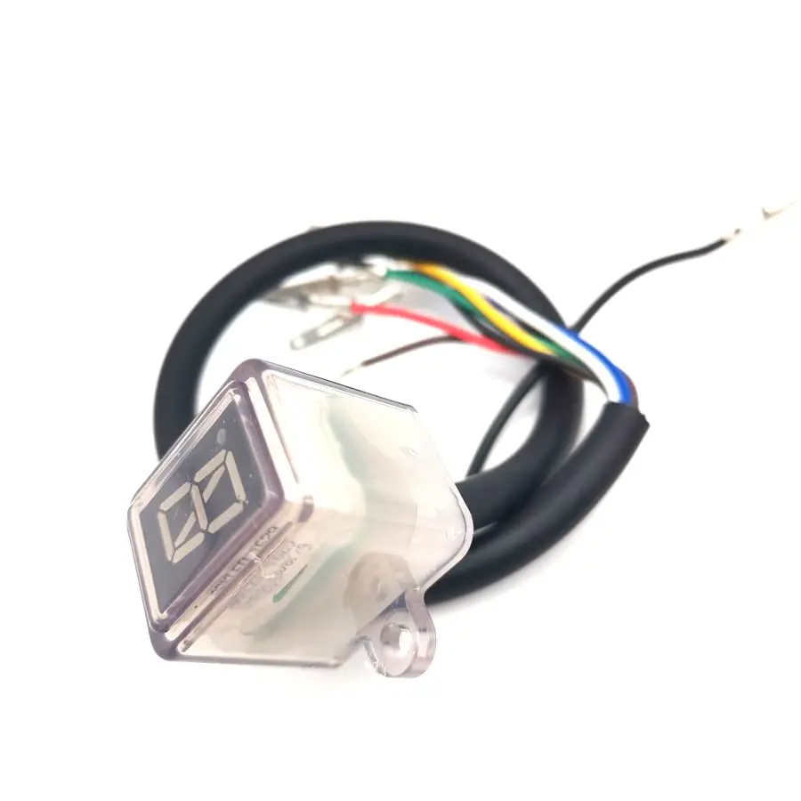 

Red LED Digital Gear Indicator N-6 Speed For Motorcycle Bike Display Shift Level