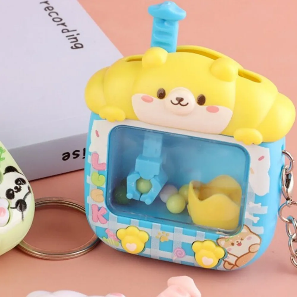 Cartoon Mini-Greifautomat Schlüsselanhänger Rucksack-Anhänger Ei-Drehspielzeug Unisex-Design für Männer und Frauen – Detail 4