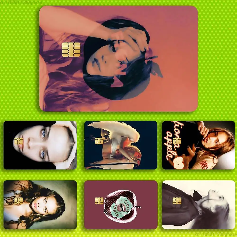 

Fiona Apple Credit Card HD Stickers Game Card Decal Card Matte Film Skin Small Chip Waterproof Sticker