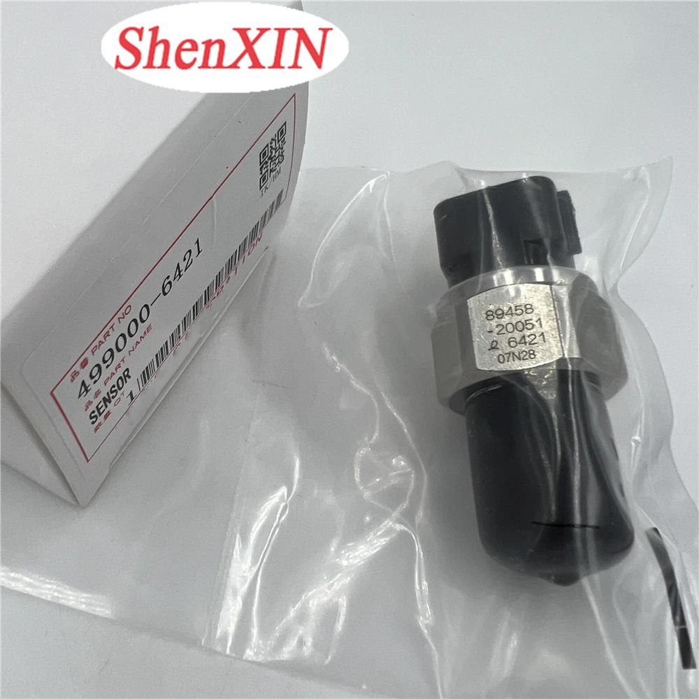 OEM 499000-6421 89458-20051 Brandstofraildruksensor voor Toyota Hilux VIII 2.4 D 4WD 2GD-FTV