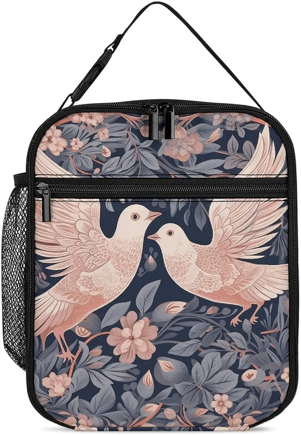 

Lunch Bag for Men Women Insulated Box Bird on Branch Lunchbox