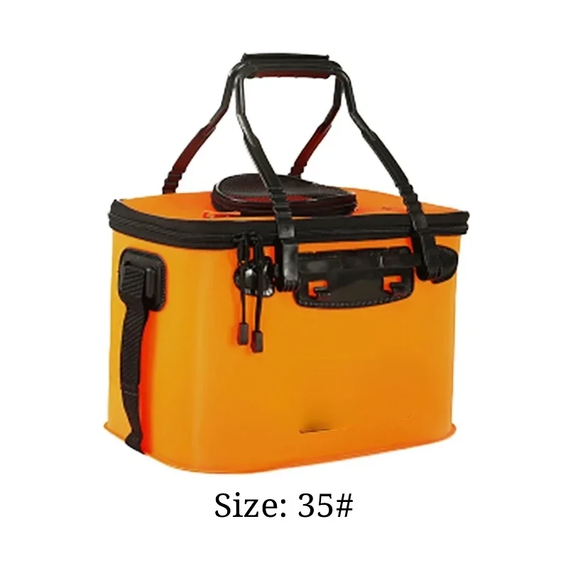 High Quality Folding Fishing Bag EVA Thicken Live Fish Box Tank Bucket Outdoor Camping Collapsible Fishing Tackle Storage Bag