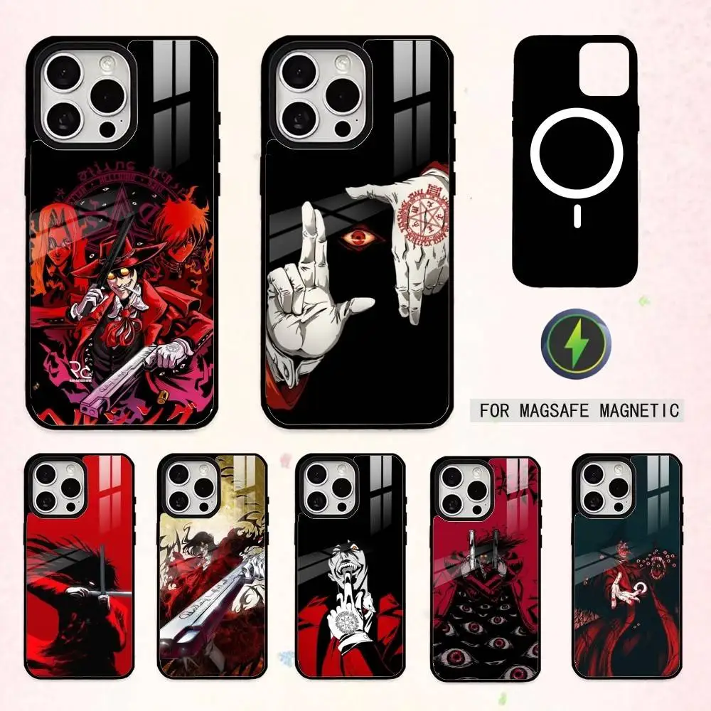 

Gothic Hellsing U-Ultimate Phone Case For iPhone17,16,15,14,13,12,11 Plus,Pro Max Magnetic For Magsafe Wireless Charging