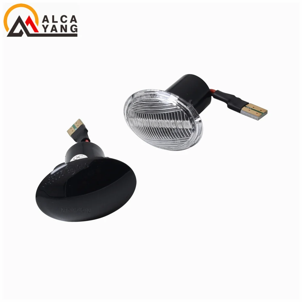 2X LED-Seitenmarkierungsleuchte Blinkleuchte Klar für FIAT 4S 63 3P NUOVA 500 ABARTH Ford KA DESDE Lancia YPSILON Maserati – Detail 15