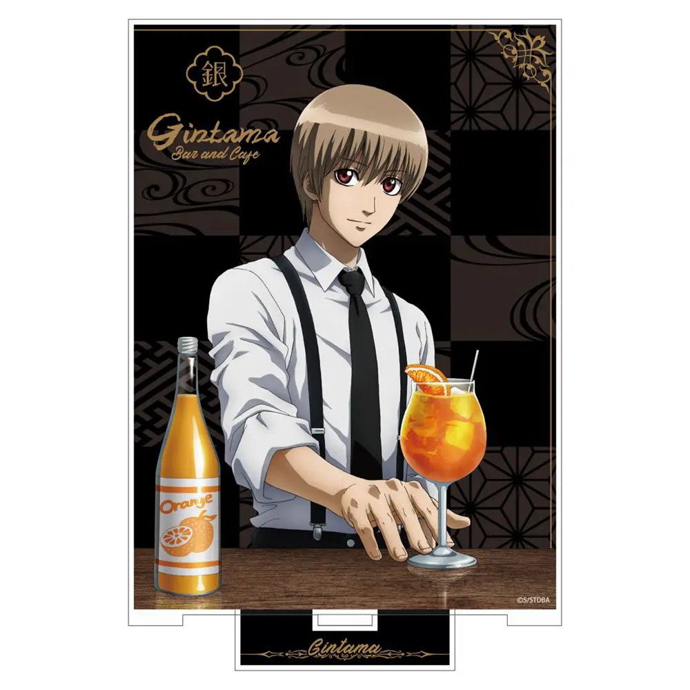 Goods-Gintama Big Stands for Barman, Japan Copa, Acrylic Gintoki, Gintoki