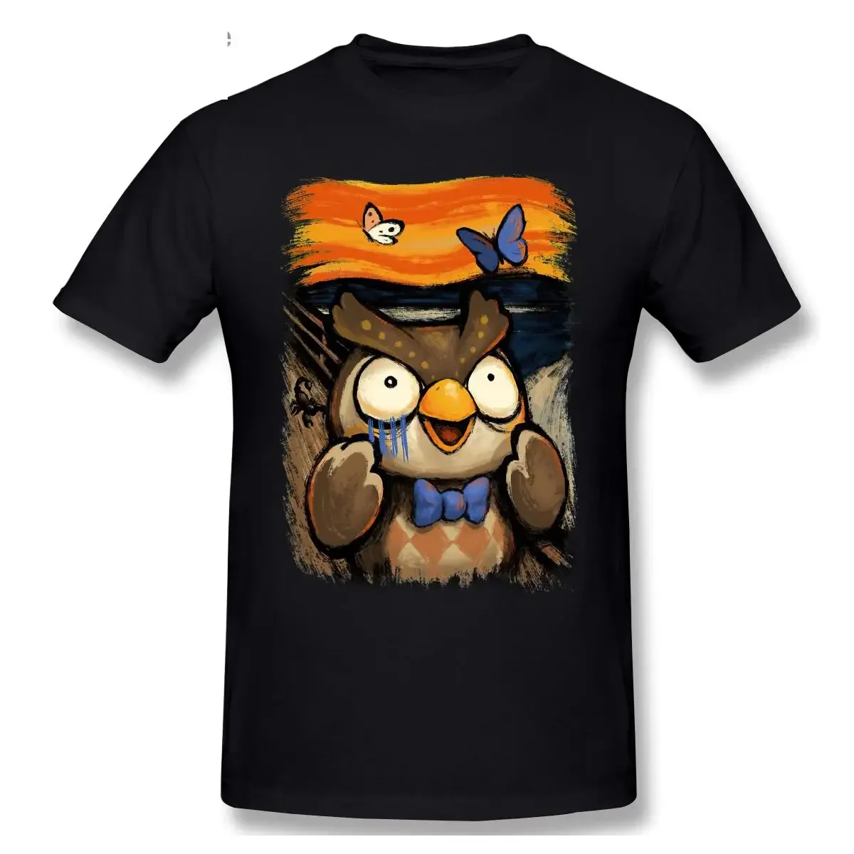 Island Scream Animal Crossing - Video Game - Funny Painting Crossover - Blathers Character Active T-Shirt