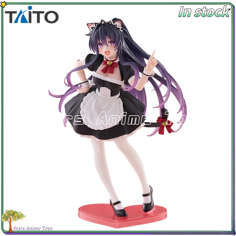 Figurka TAiTO Coreful DATE A LIVE IV Yatogami Tohka w stylu pokojówki z kocimi uszkami, figurka kolekcjonerska, model.