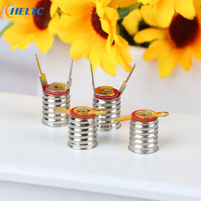 10Pcs/lot E10 Lamps Base Holder Bulbs Light Base Socket Home Experiment Circuit Electrical Test Accessories