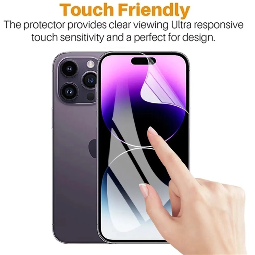 4PCS Hydrogel Film For LG Wing 5G Velvet V60 ThinQ 5G V40 V50 V30 PLUS W31 W41 Pro Stylo 7 6 K71 5 Q60 X6 Screen Protector