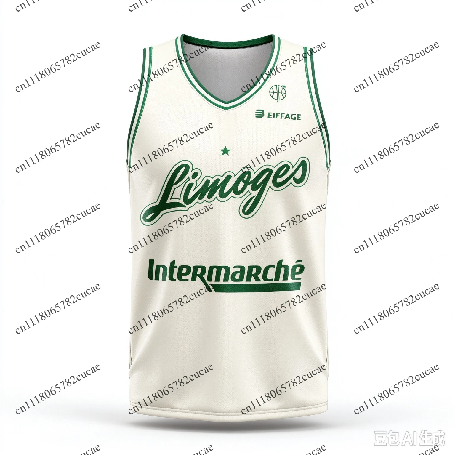 2026 New Hot Limoges CSP Basketball Suit, Quick Drying Breathable Sleeveless Shirt, Family Parent-child Outfit