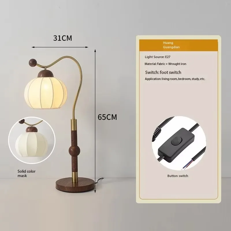 

Home Decor Lamps Floor Lamp Living Room Sofa European Decorative Atmosphere Fishing Light American Solid Wood Lamp
