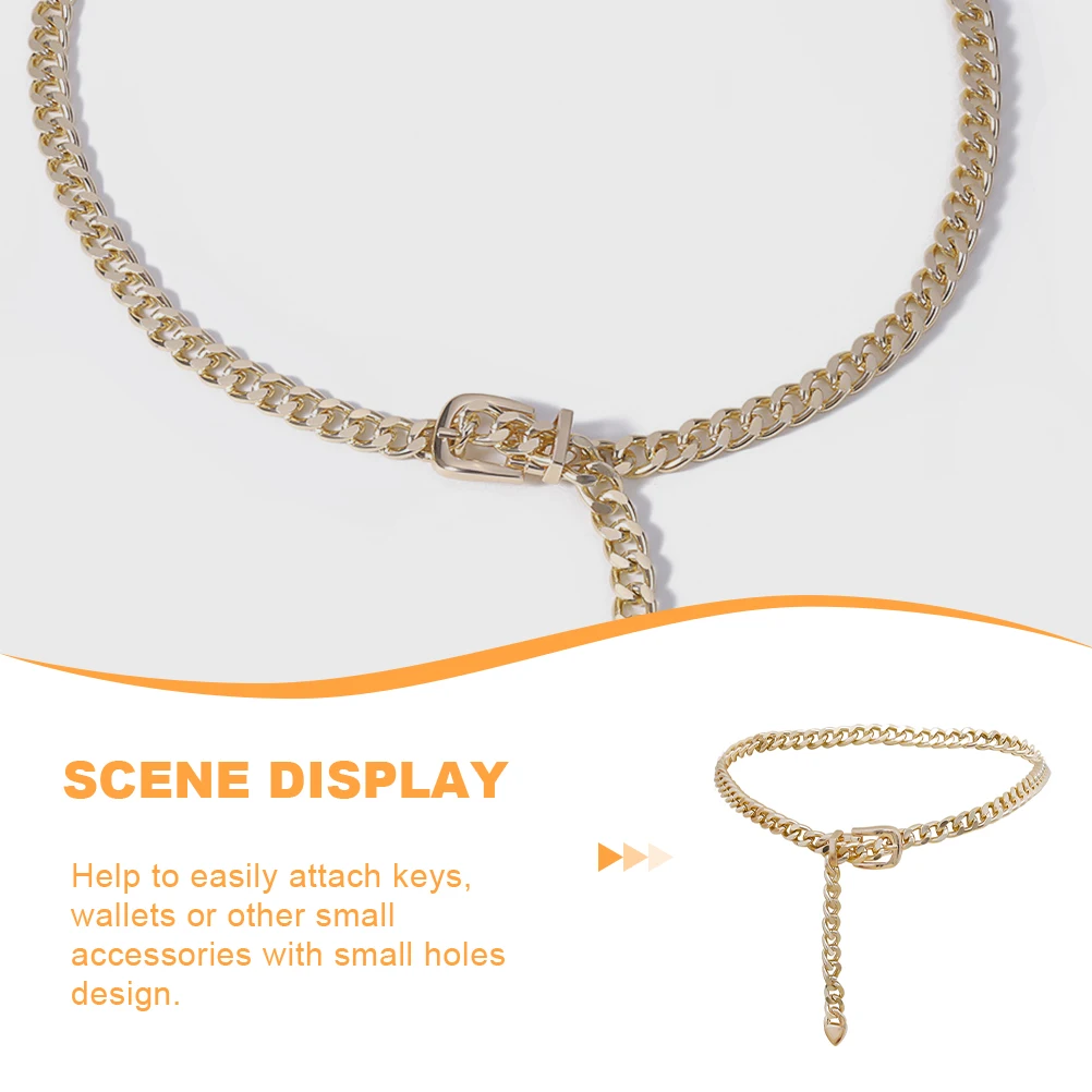 

1pcs Waist Belts For Women Stylish Jeans Pants Punk Rock Waistband Chain Accessory Waist Belt Chains Chain Belt