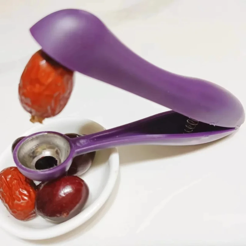 

Multi - Functional Pit Remover for Cherries Hawthorns Red Dates Olives Creative Pitting Tool Small Kitchen Gadget for Home Use